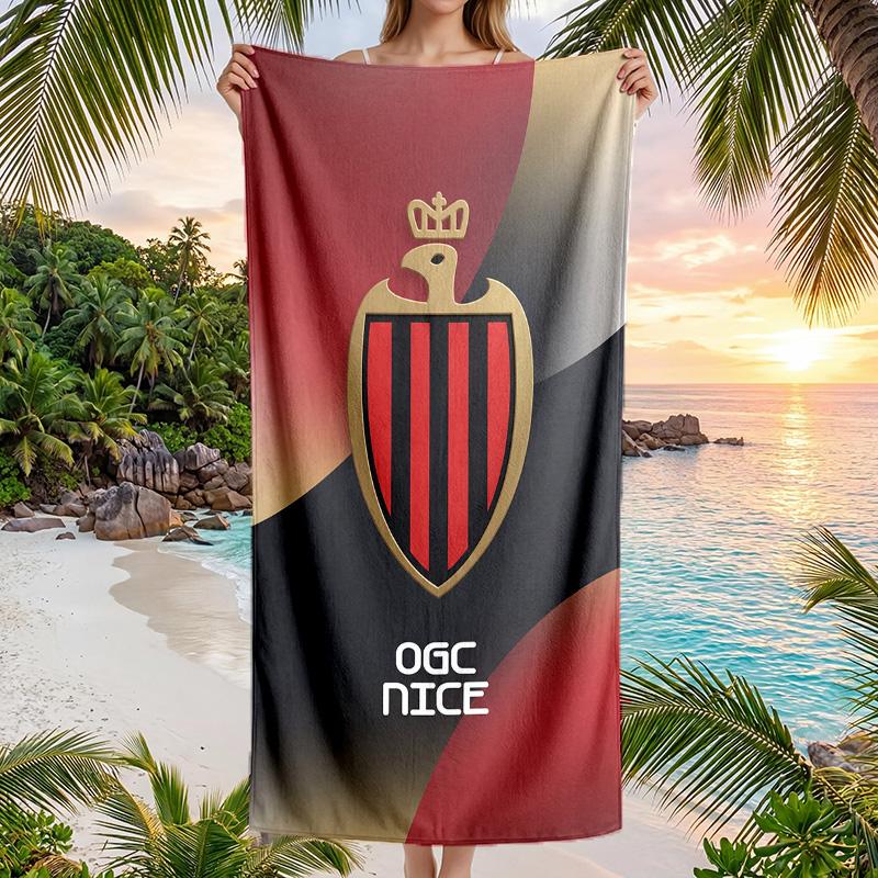 OGC Nice FC print Quick Dry Beach Towel Microfiber Absorbent Portable Travel Swimming Towel