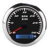 85mm Pointer Tachometer RPM Tacho Gauge IP67 Stainless Steel Universal for Car Boat Marine