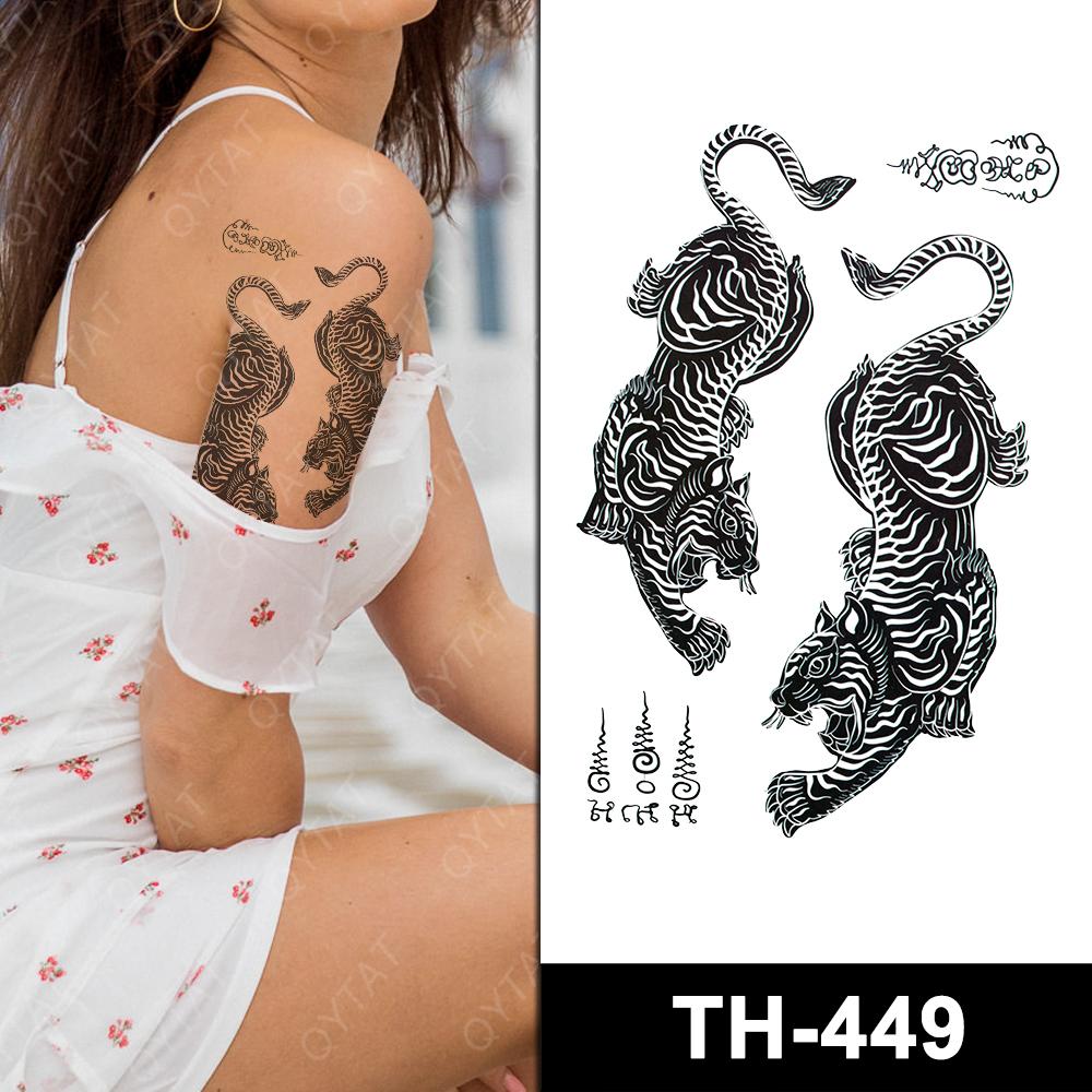 Qianyu Tattoo Supplies Party Set Waterproof Sexy Body Fake Tattoo Sticker