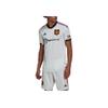 Adidas Мужская футболка Man Utd Player Edition с V-образным вырезом в полоску, белая H13883
