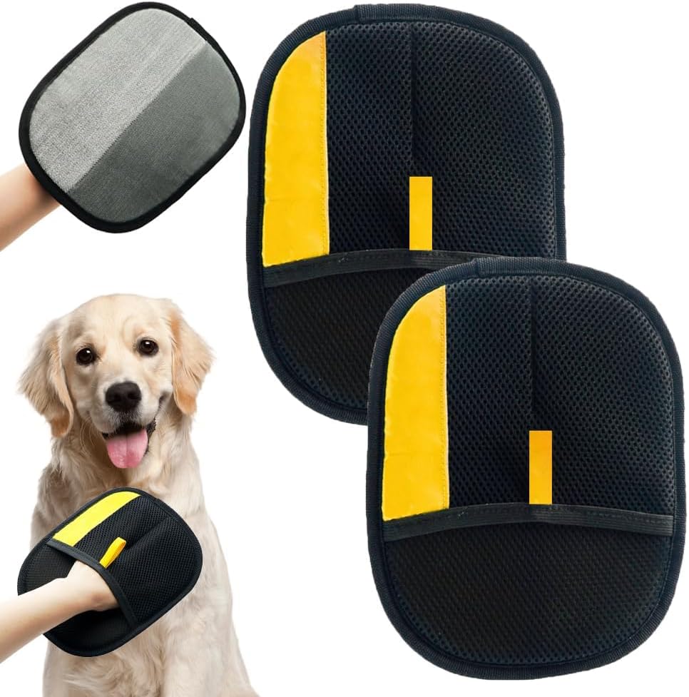 Электростатические перчатки для удаления шерсти домашних животных, Перчатка для удаления шерсти домашних животных, Моющиеся многоразовые перчатки для шерсти собак кошек для мебели, простыней, дивана, одежды, ковра