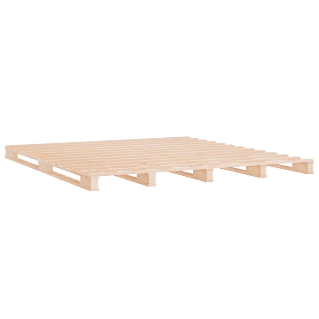 Solid Wood Bed 120 x 190 cm Pine