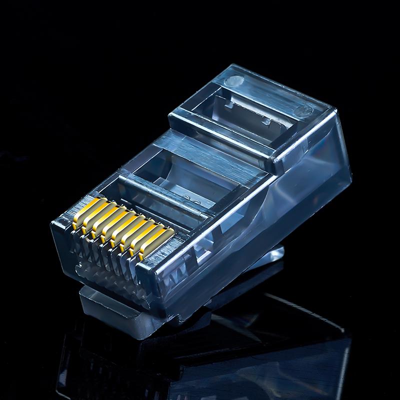 Экранированный разъем RJ45 Cat 6A/5E для гигабитной сети, широкополосного доступа и телефона