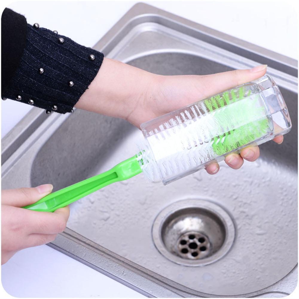 Soft Water Bottle Cleaning Brush Multi-function Cup Brush Creative Long Handle Brush