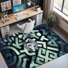 Manchester Football Pattern Rug, Indoor/Outdoor Mat, for Picnic, Gameroom, Bedroom, Office, Living Room, Home Decor Carpet, Birthday Gift