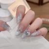 Pure Hand-made Phototherapy Manicure Moonlight Box Wear Nail Finished Product Reused Nail Patch To Show Whiteness