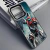 Крутой чехол для телефона P-Pacific R-RimS для iPhone 16 15 14 13 12 11 Pro Max Серый Черный Матовый Лазерный Металлик Аврора Funda
