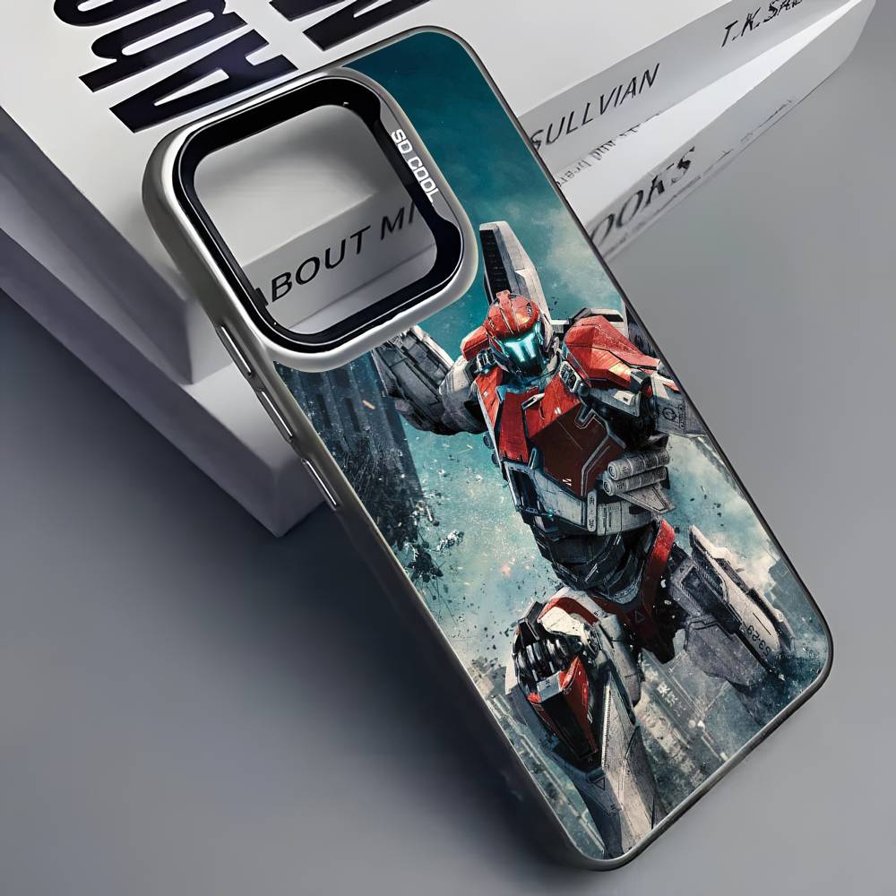 Крутой чехол для телефона P-Pacific R-RimS для iPhone 16 15 14 13 12 11 Pro Max Серый Черный Матовый Лазерный Металлик Аврора Funda