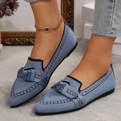 Женские туфли на плоской подошве, новые женские дышащие удобные повседневные туфли с острым носком для ходьбы, легкие весенние туфли для женщин