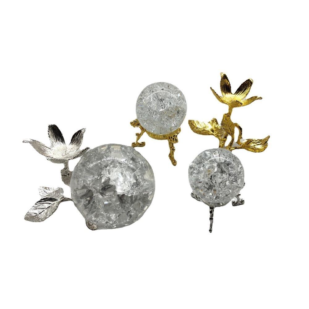 Transparent Decorative Feng Shui Handicraft DIY Ornament Glass Marble Magic Sphere Crystal Ball