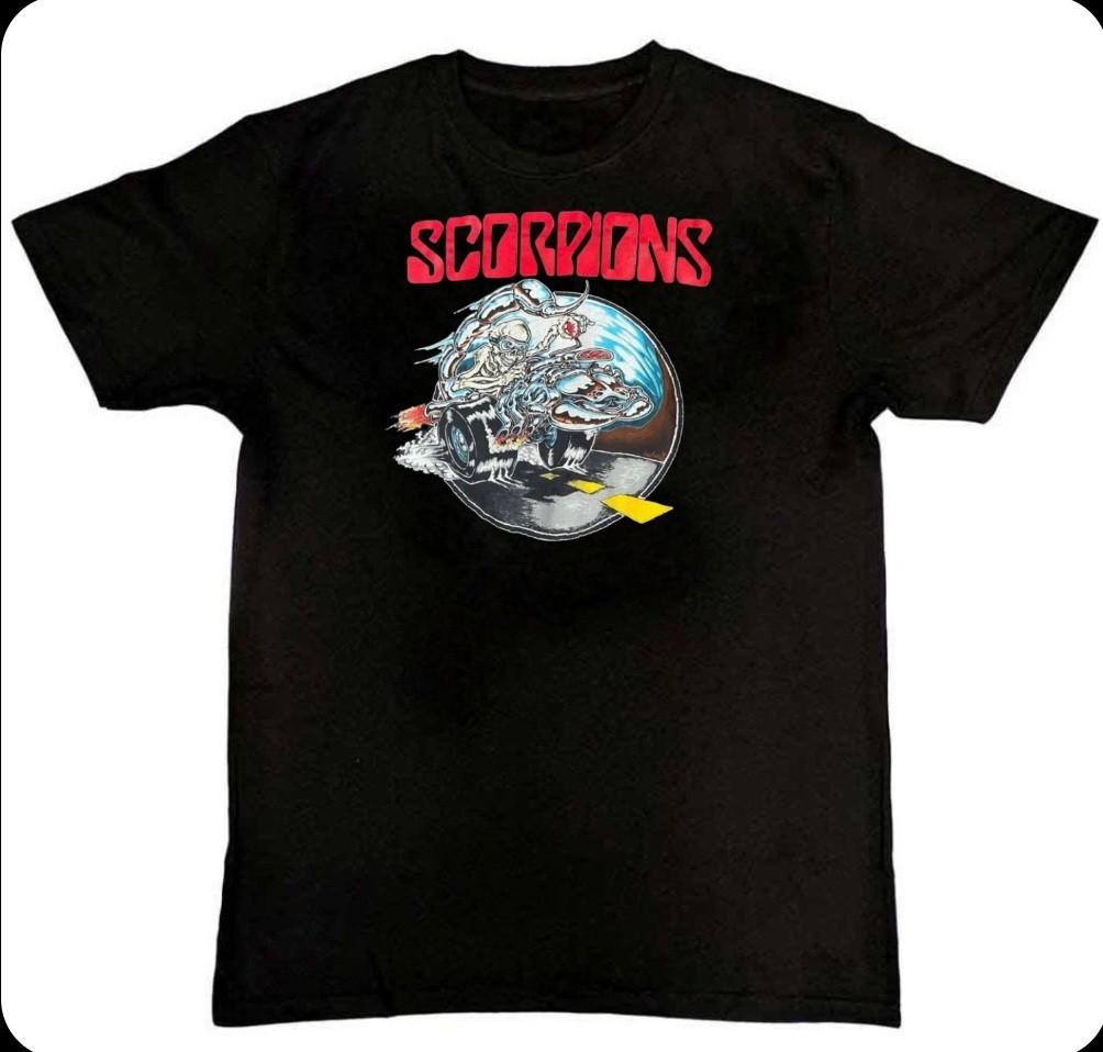 New Scorpions Band Graphic Print Mens T-Shirt S-4XL