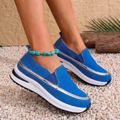 Осенняя трансграничная внешняя торговля новая одинарная обувь европейская и американская женская одинарная обувь круглый носок плоская подошва сочетание цветов большой размер лоферы