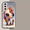 Милый Чехол для Телефона с Единорогом для Samsung A17 A56 A36 A26 A16 A55 A35 A25 A15 A05S Galaxy A71 A51 A41 A31 A21S A70 A50 A40 A30 A2