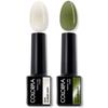 Calapia One-Step Perfect Gel Syrup Gel Nail Set 02. Classic Ivory + Autumn Olive