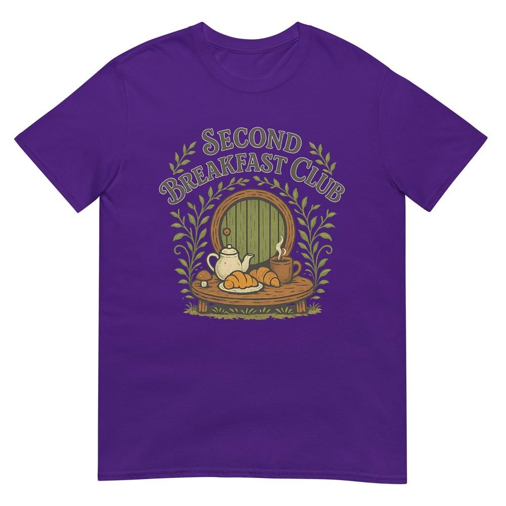 Second Breakfast Club Retro Cottagecore Brunch Bakery Lovers Tshirt