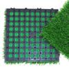 Искусственная трава DIY Травяные плитки Декор сада Аутентичный вид газона Легкая установка Система стыковки Беспроблемная установка