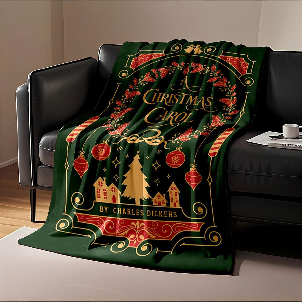 A Christmas Carol Blanket for all seasons blanket lunch break throw gift