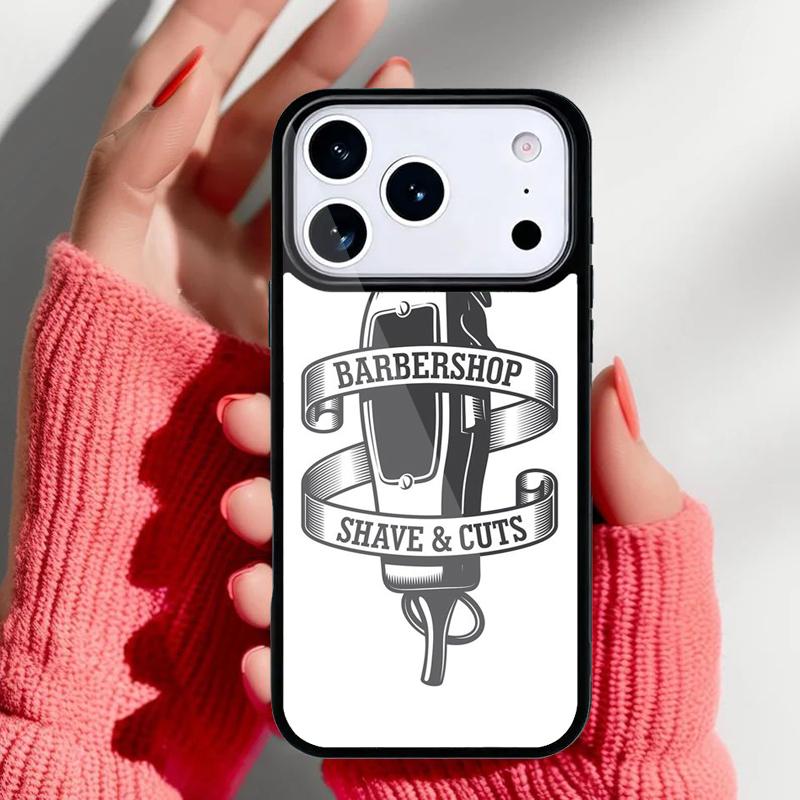 Ножницы парикмахерские Парикмахер Салон красоты Чехол для телефона для iPhone 17 16 15 14 13 Pro Max Задняя крышка для 12 11 Pro Coque
