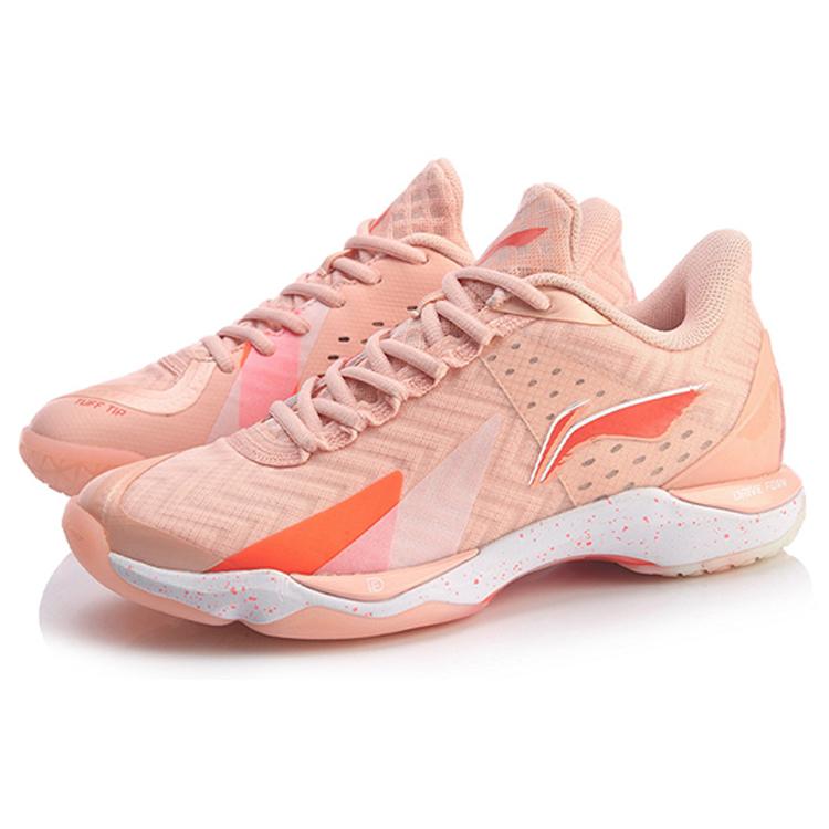 Li Ning Raid 3 Текстиль, Синтетическая Кожа Амортизация Скользкая Подошва Дышащие Низкие Бадминтонные Кроссовки Женские AYAQ012-2