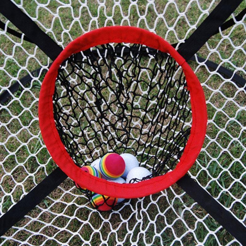 1Pcs Golf Chipping Net Foldable Golfing Practice Net Outdoor/Indoor Target Accessories and Backyard Practice Swing Game