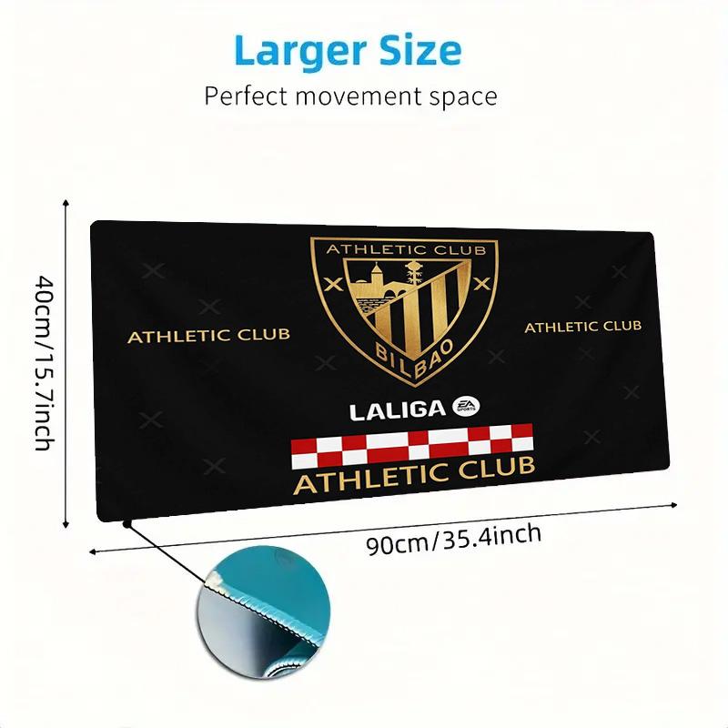 Athletic Bilbao Color Mouse Pad Large Gaming Table Cushion Non-slip Laptop Tablet Big Mousepad XXL Mat Mini PC Playmat With Lock edge