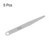 uxcell 5-Piece Gap Gauge, 0.25 Mm Thickness Gauge, 65MN Steel, Metric Distance Measuring Tool, Single Blade