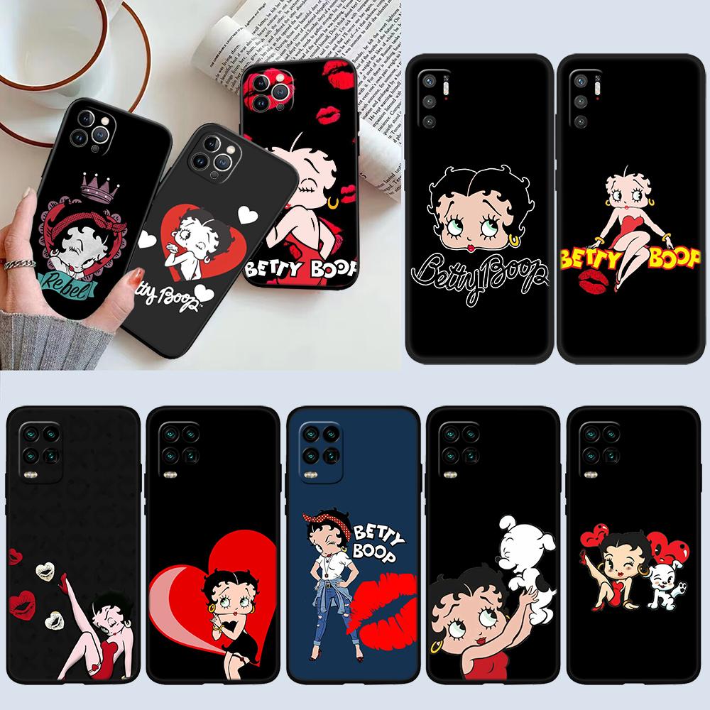 RE11 B-Bettys Pattern B-Boops Case for Motorola Edge 60 60s 70 G86 G56 G54 E14 G04S G45 G54 G64 S30 S50 X30 X40 X50 Pro Power