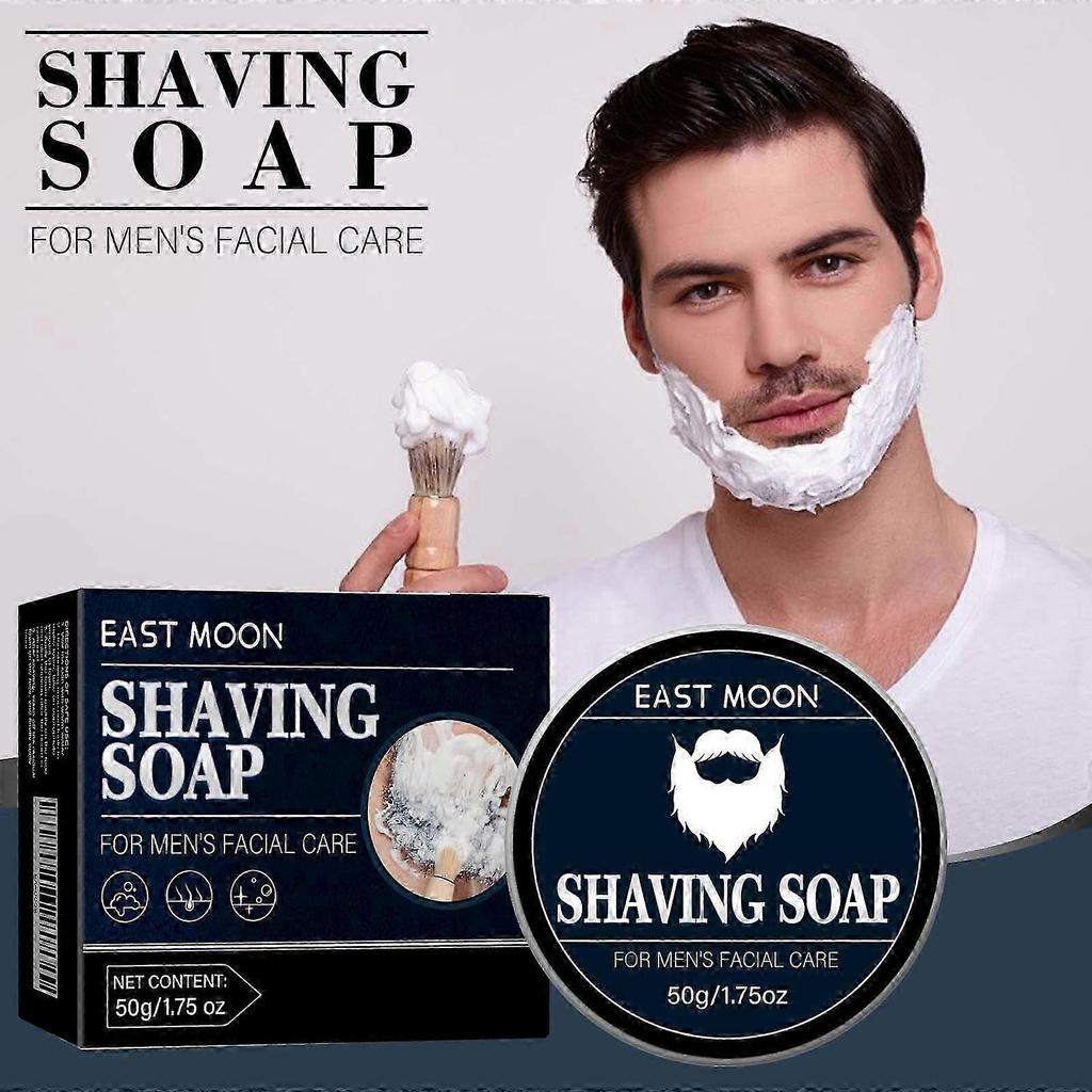 Shaving Soap For Men, Shave Beard Men's Facial Foam Rich Smooth Gentle