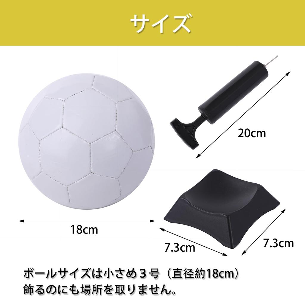 Pureseek Personalized Soccer Balls for Signed Soccer Plain Futsal Personalized Soccer and Inflator Kids, Balls, Balls, Balls, (3-Piece Set)