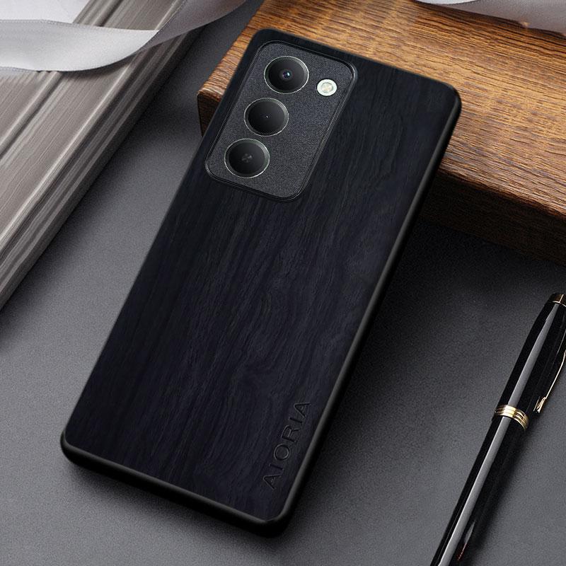 Чехол для Xiaomi Redmi 15 15C 14C 13C 13 12C 12 10C 10A 10 4G 5G Funda Уникальный легкий чехол из ПУ кожи с текстурой под дерево