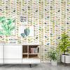 Обои с скандинавскими листьями, обои для очистки и наклеивания, самоклеящиеся, утолщенные, контактная бумага, съемные водонепроницаемые обои для спальни