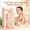 AMZ Clear and Seamless Beauty Black Gel Moisturizing, Refreshing, Transparent and Non-sticky To Create a Natural Shiny Skin Care Gel 400ml