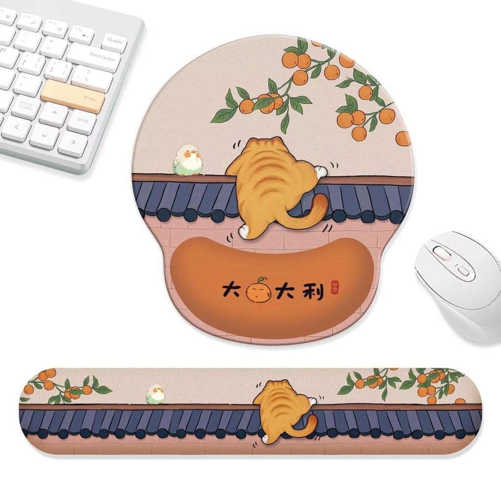 Cute panda mousepad with wrist rest, ergonomic mousepad