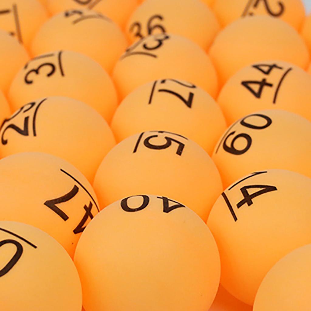 Пронумерованные мячи для настольного тенниса, карнавальные мячи, легкие мячи для лотерейных игр, вечеринки