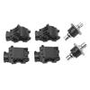 2pcs RC Gearbox Housing Differential Gear Kit for WL 114 144001 144010 Remote Control Car
