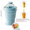 1-20PCS 2-in-1 Foldable Ice Cup Water Bottle Make Ice Balls Drink Collapsible Travel Mug for Outdoor Hiking