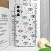 Чехол для телефона с принтом Синий Глаз Удачи Синий Глаз Зла для Samsung Galaxy A14 A16 A55 A54 A36 A53 A13 A15 A25 A52 5G Прозрачные Мягкие Чехлы Fundas