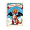 Christmas Countdown Calendar Advent Box 24-Day Mini Cute Flying Dragon Ornament Multifunctional Holiday Decoration for Kids Family Home Car