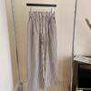 Women's Petite Retro Striped Wide-Leg Pants - Summer Casual Slimming Straight-Leg Style