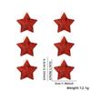 6pcs Star Hanging Ornament Christmas Tree Pentagram Pendant