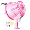Portable Bubble Blower for Beach Automatic Smoke Machine, Handheld Air Cannon Blower, Rechargeable Maker Weddings Toy Kids Outdoor Party Games