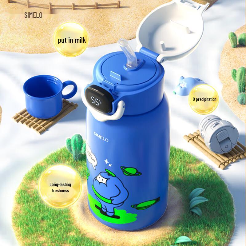 SIMELO Изолированная бутылка для воды из чистого титана для детей