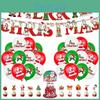 Lovingly Designed Merry Christmas Party Supplies Create A Magical Atmosphere With Balloons Banner And Cake Toppers