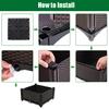 Raised Planter Grow Box Rectangular Flowerpot Elevated Garden Bed Garden Pots & Planters Vegetables Flowers Plants Grow Elevated