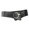 Womens Wide Elastic Waist Belt For Dresses And Coats With Cshaped Buckle And Stitching Design
