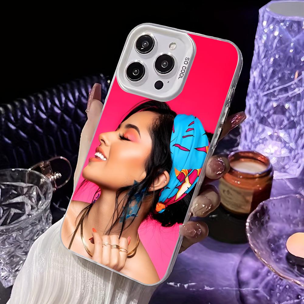 Fashion Becky G White Translucent Mobile Phone Case for iPhone 17 16 15 14 13 12 11 X XR XS Air Pro Max Plus Colorful Cover