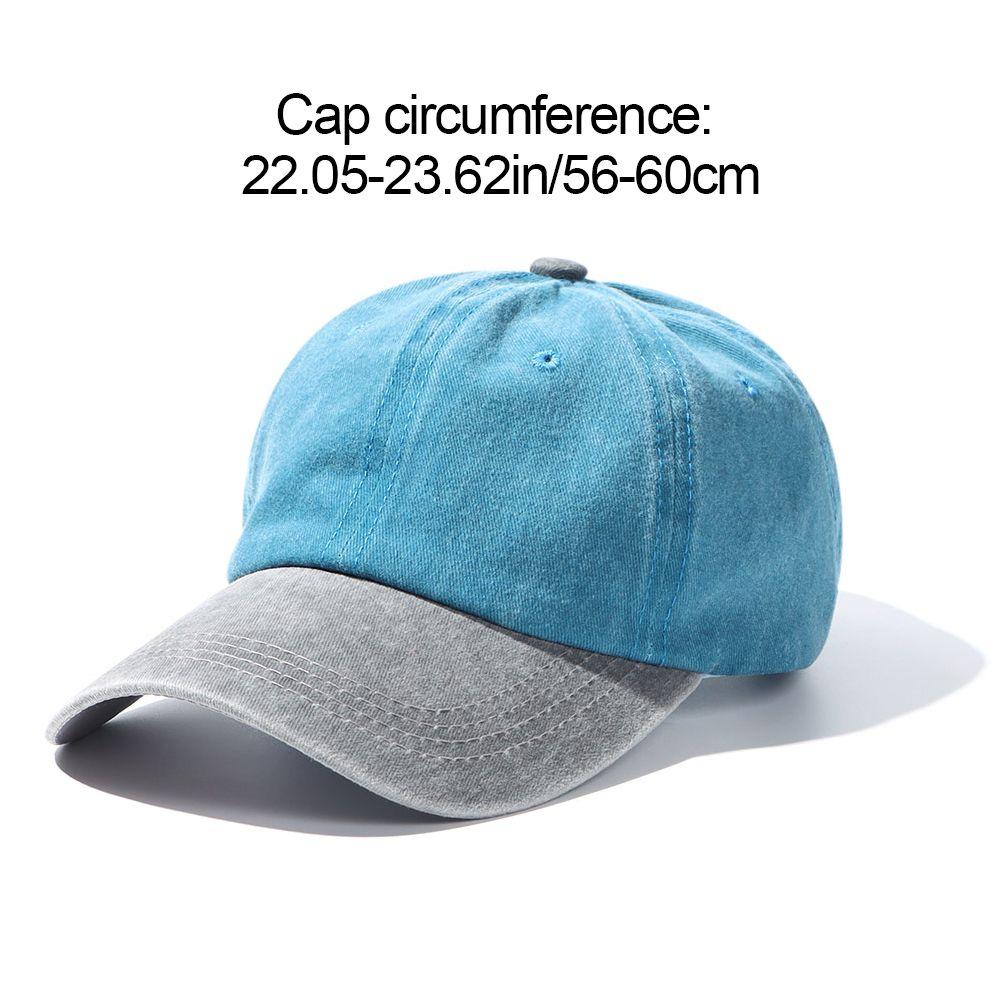 Fashion Men Women Adjustable Sunscreen Hats WASHED DENIM Cap Baseball Hats Distressed Faded Caps