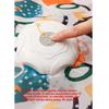 Built-in Feathers Cat Hide and Seek Toy Motion Sensing Automatic Cat Teaser  Indoor Game