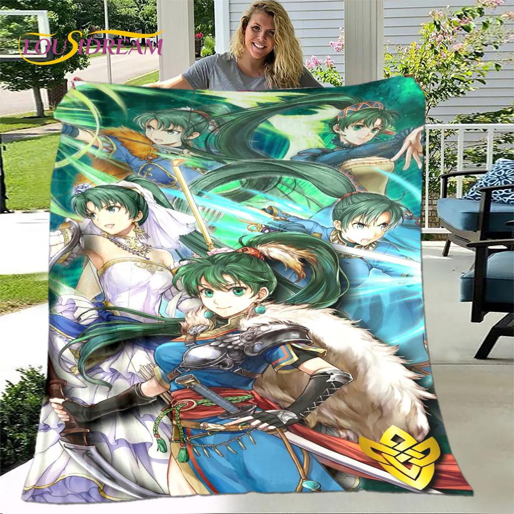 Мягкое плюшевое одеяло Game Fire Emblem Series Gamer, фланелевое одеяло для гостиной, спальни, кровати, дивана, чехол для пикника, детский чехол