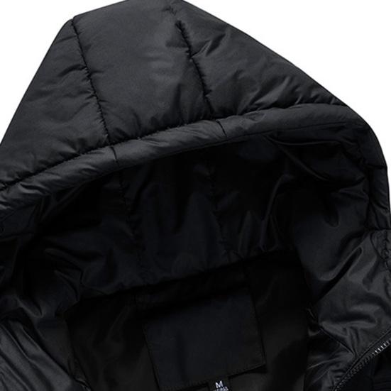 Мужской зимний жилет с подкладкой, однотонный утепленный теплый жилет без рукавов с капюшоном, повседневный ветрозащитный зимний жилет больших размеров для свиданий